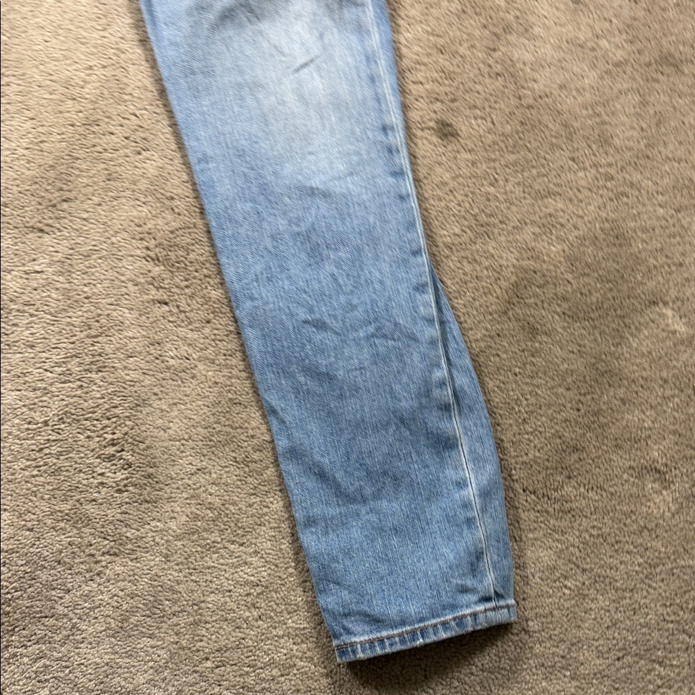 rag & bone Light Blue Straight Leg Jeans - Picture 6 of 9